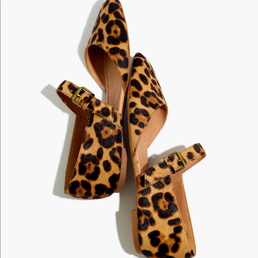 Madewell Leopard Alina Mary-Jane Flat